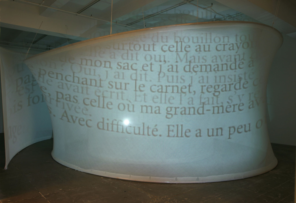 Chantal Akerman, Marcher à côté de ses lacets dans un frigidaire vide, 2004