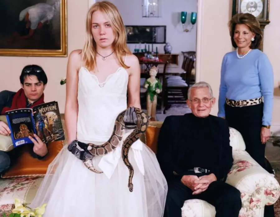 Tina Barney, Family Commission With Snake, 2007