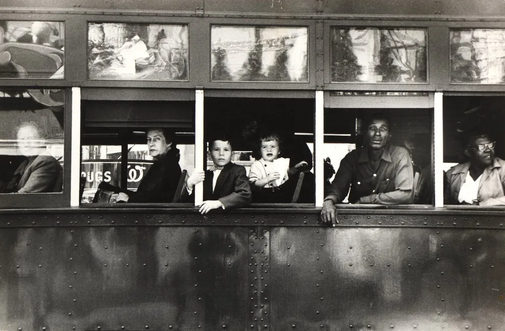 Robert Frank, Trolley. New Orleans, 1955 - Courtesy Photo Discovery - Bruno Tartarin Robert Frank, Trolley. New Orleans, 1955 - Courtesy Photo Discovery - Bruno Tartarin