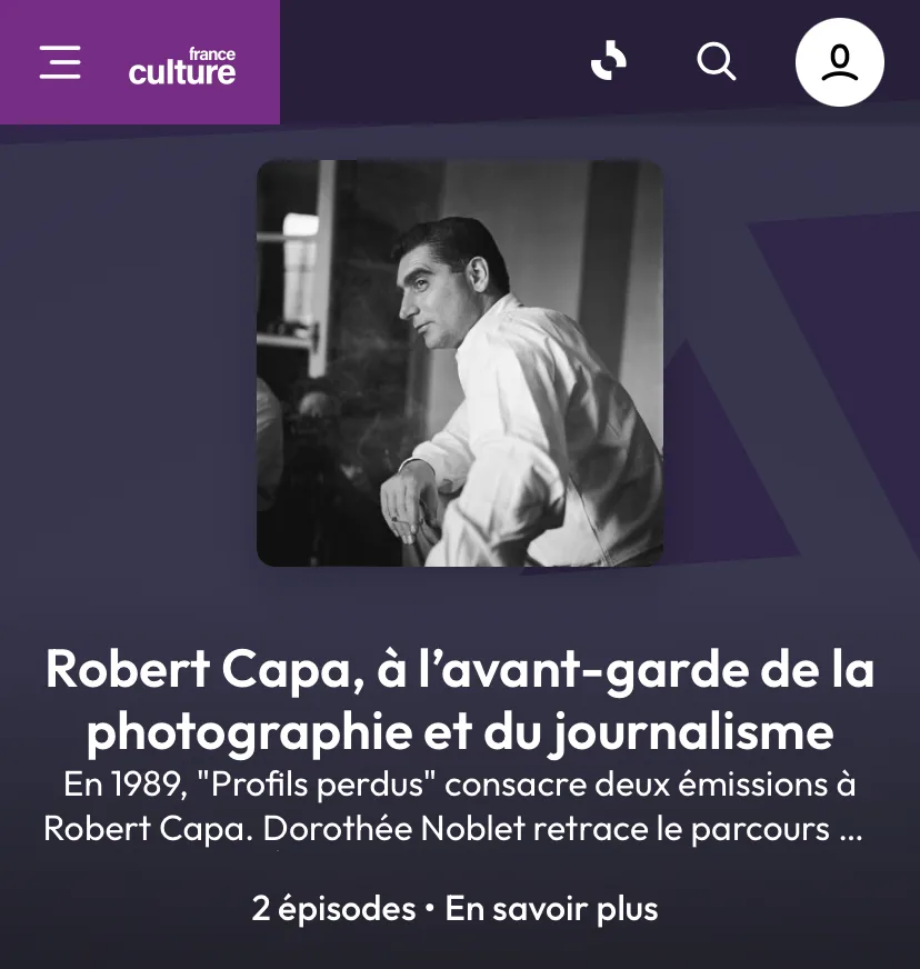 Robert Capa - Radio France