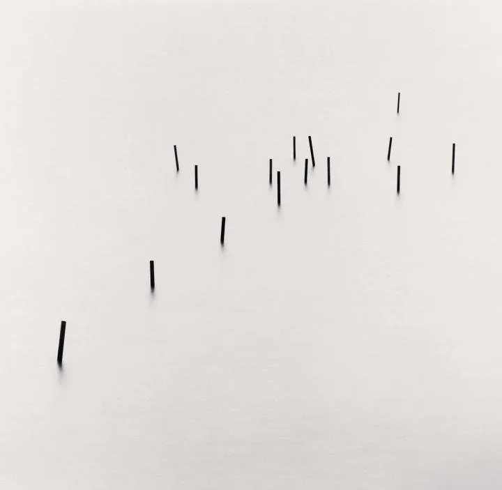 Michael Kenna - Fifteen poles - Japon - 2001