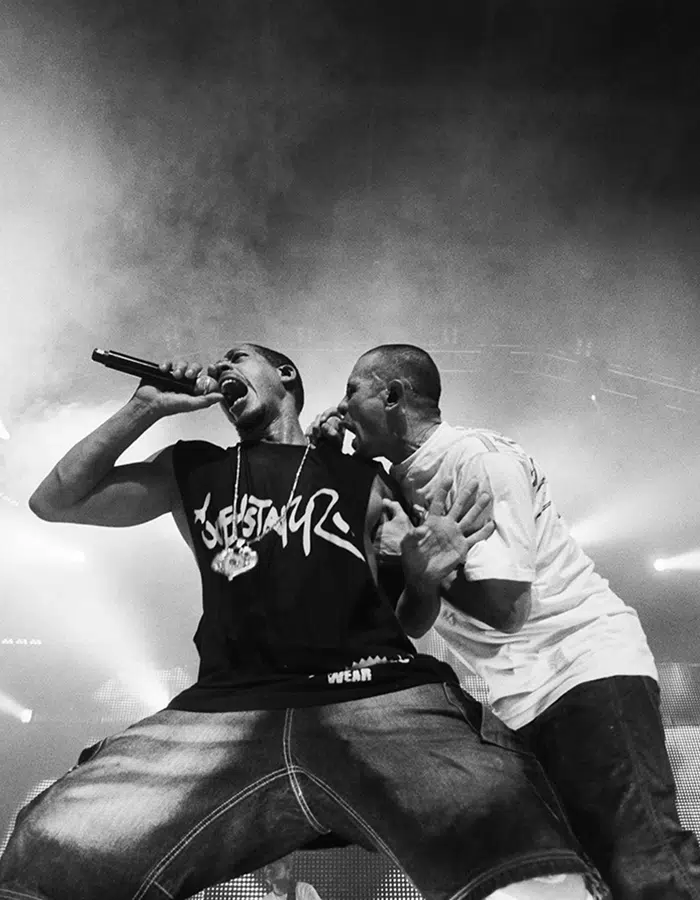 NTM JoeyStarr & Kool Shen «On est encore là», à Paris Bercy (2008).
