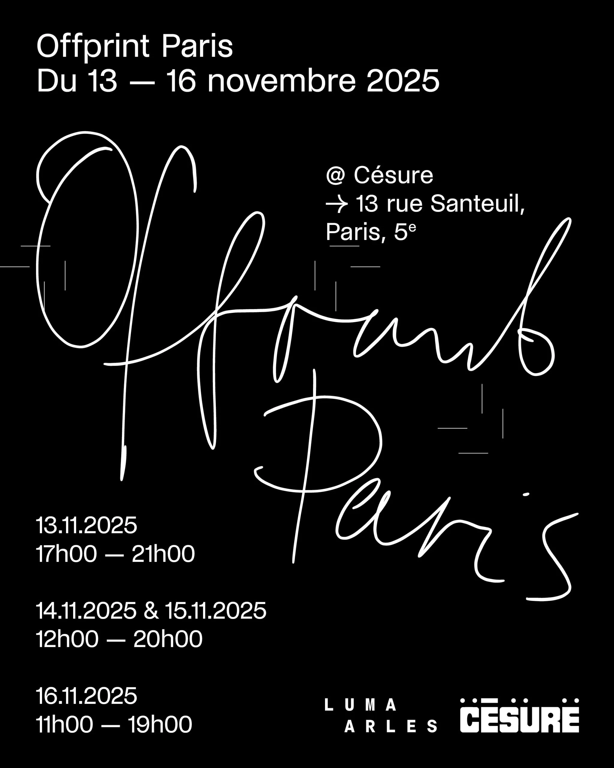Offprint Paris 2025 Offprint Paris 2025