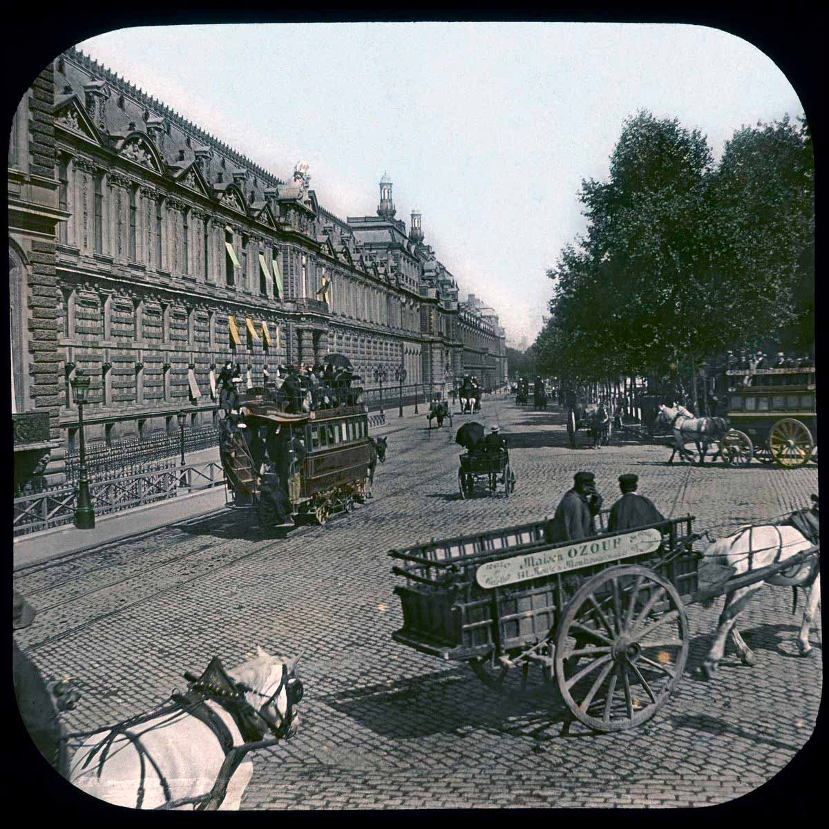 Le Louvre à Paris © Studio Léon et Lévy vers 1890