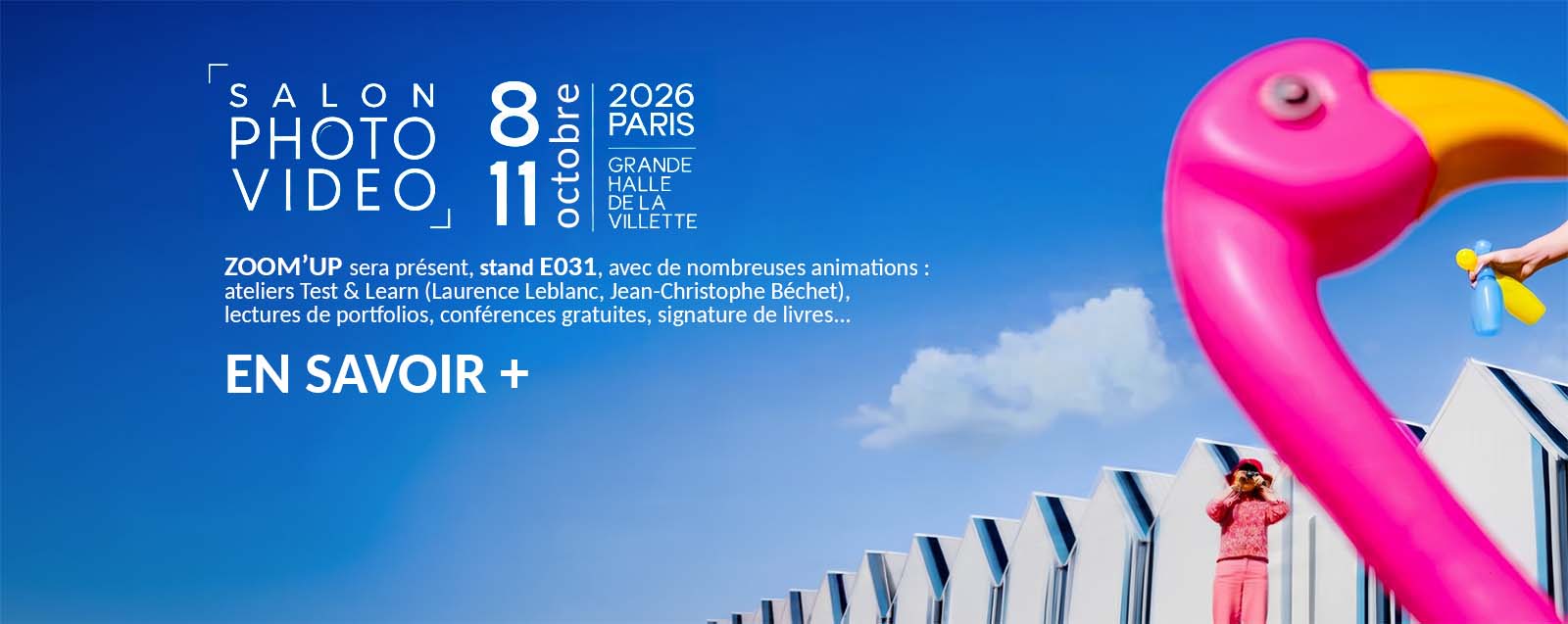 ZOOM'UP sera au Salon Photo & Vidéo 2026