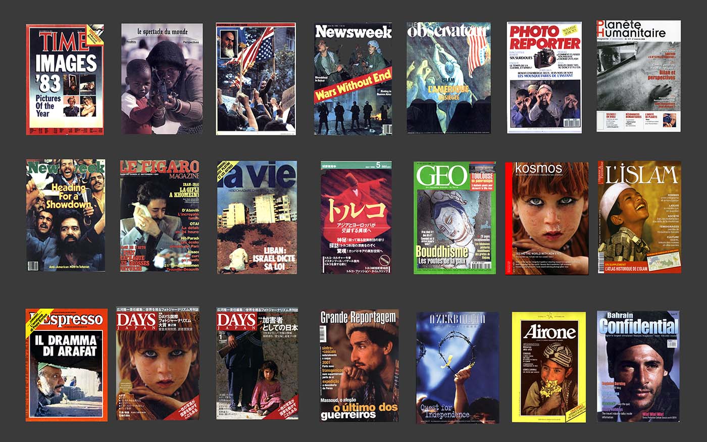 Reza : couvertures de la presse internationale Reza : couvertures de la presse internationale