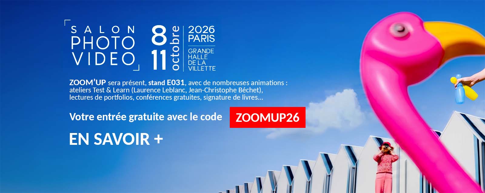 ZOOM'UP sera au Salon Photo & Vidéo 2026